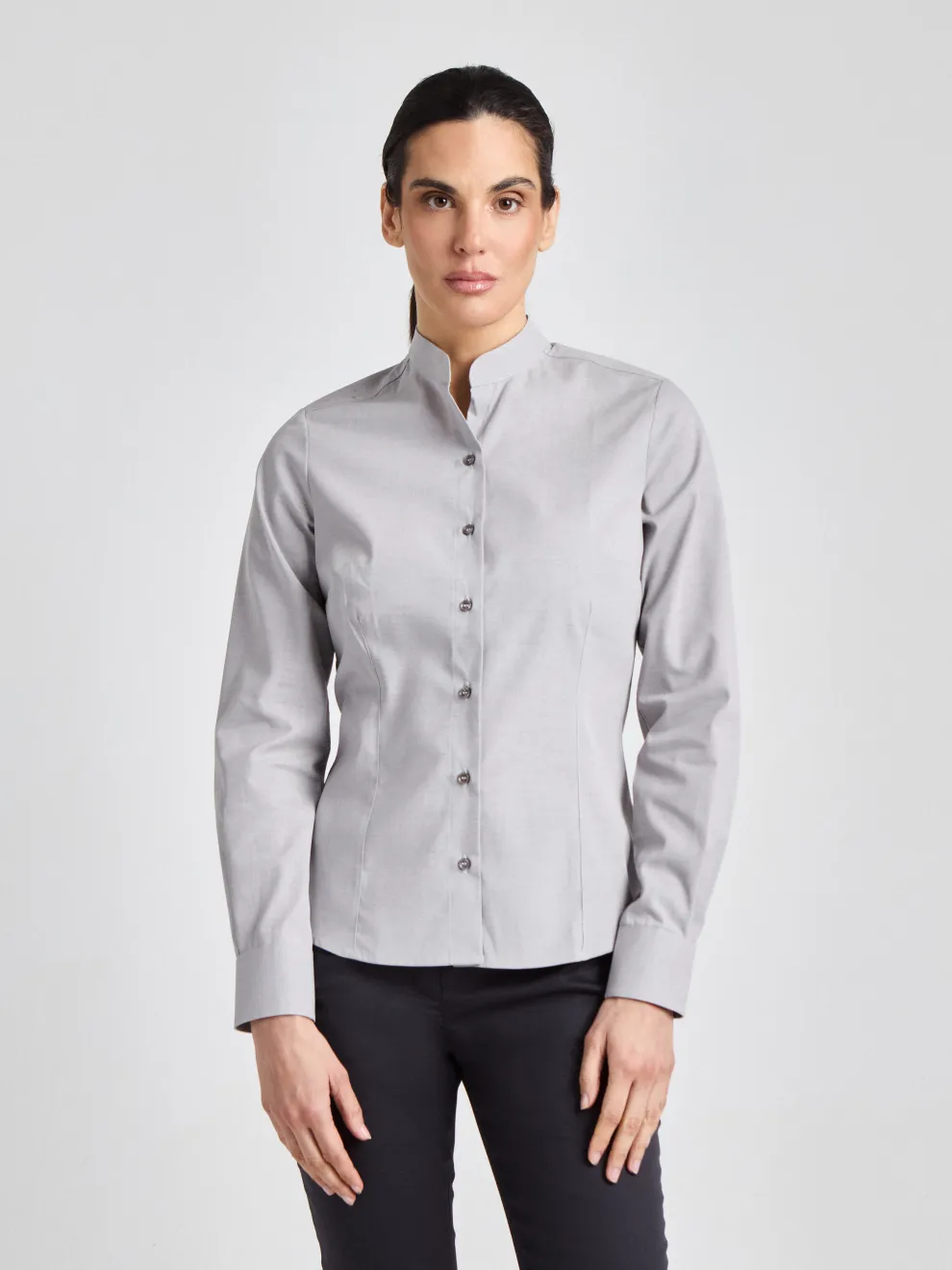 Pacentro Lady Melange - Bluse - hellgrau